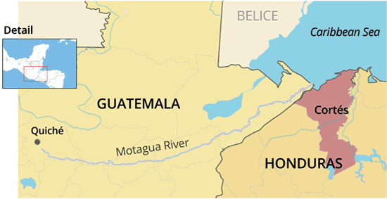 Mapa Omoa