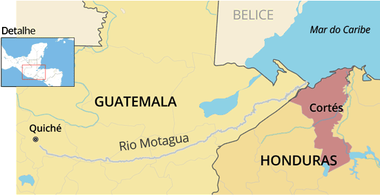 Mapa Omoa